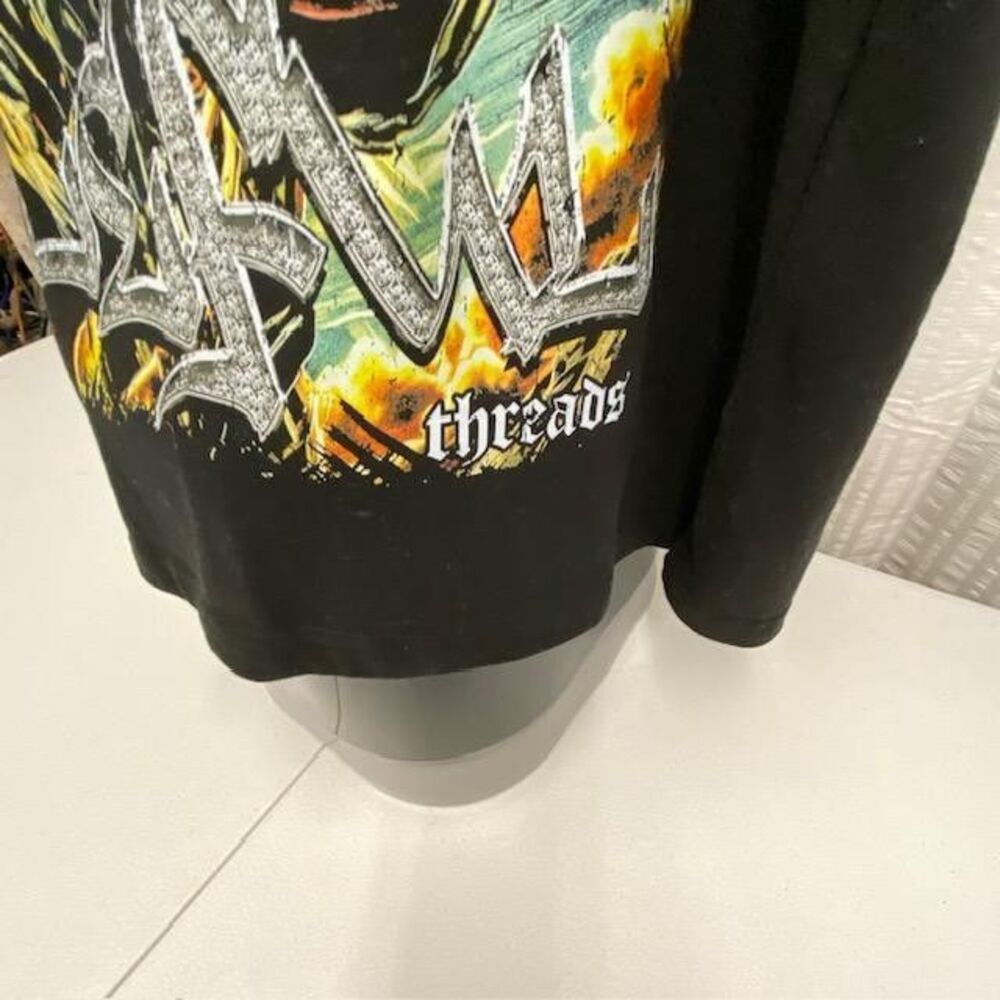 Soleful Threads Mens XL Angel Graphic T Shirt Black Streetwear Oversized Tee - Picture 5 of 12